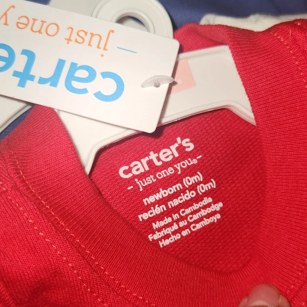 Cat & Jack, Carter's, New Born / 0-3, Baby Girl, Heart Valentine's Outfit Set